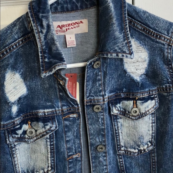 Denim ripped jacket - Picture 2 of 4
